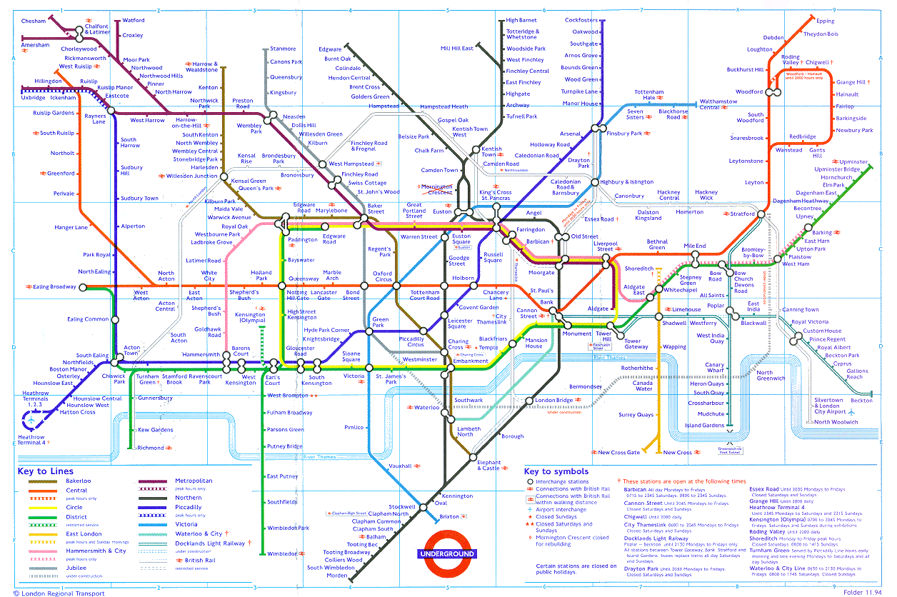 Mapa do Metro de Berlim